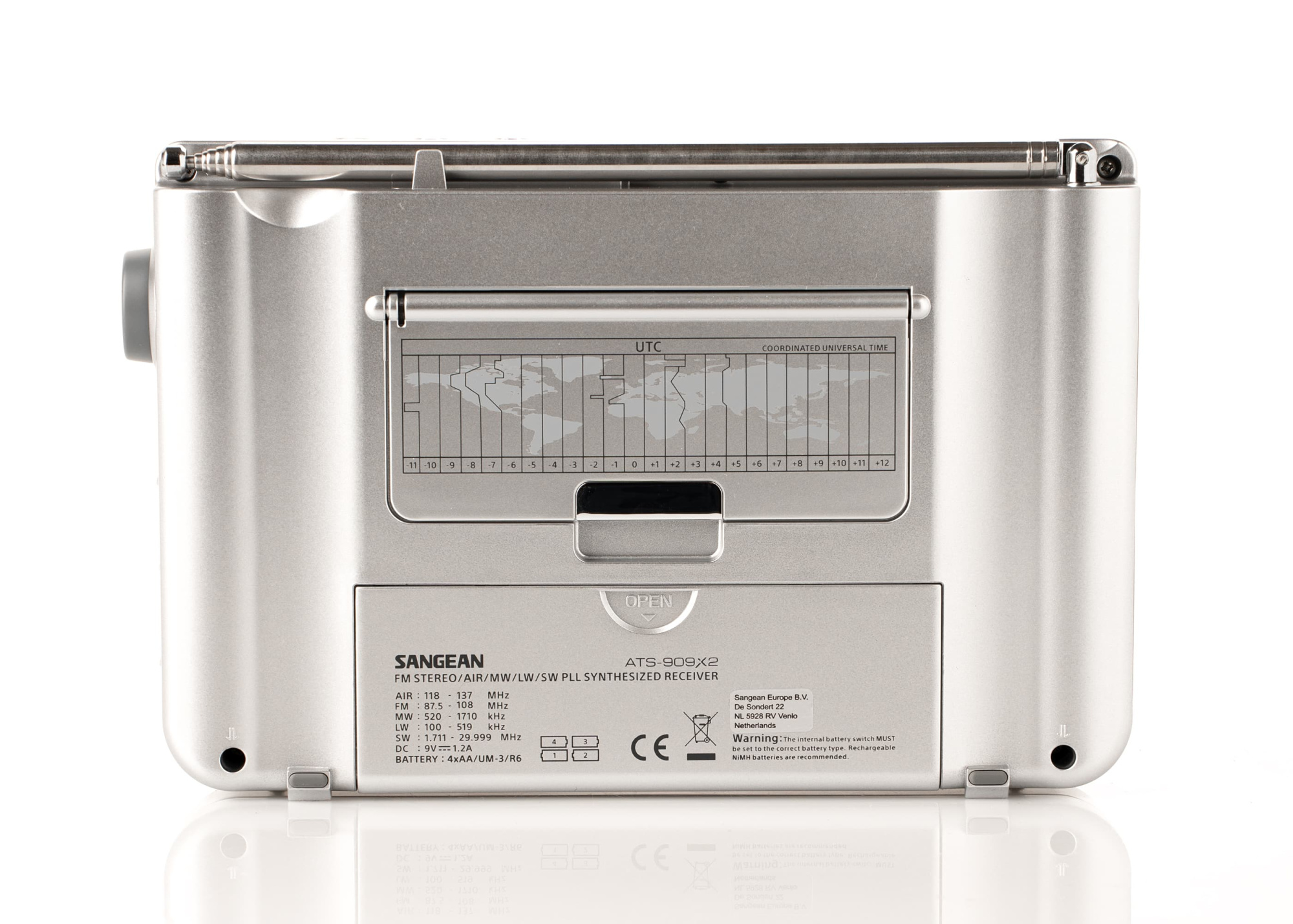 SANGEAN ATS 909X2 Shortwave Radio / white