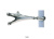 GLOMEX Antenna Extension Bracket / stainless steel