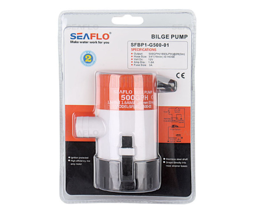 Насос осушительный  500GPH 01 Series 12В