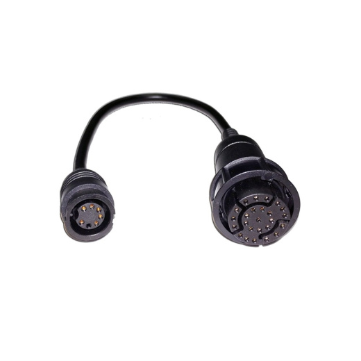 Raymarine Adaptor Cable (9 pin to 7 pin) to attach an existing 7 pin Airmar (direct connect to ax7/eSx7 MFD) transducer to AXIOM 7 DV