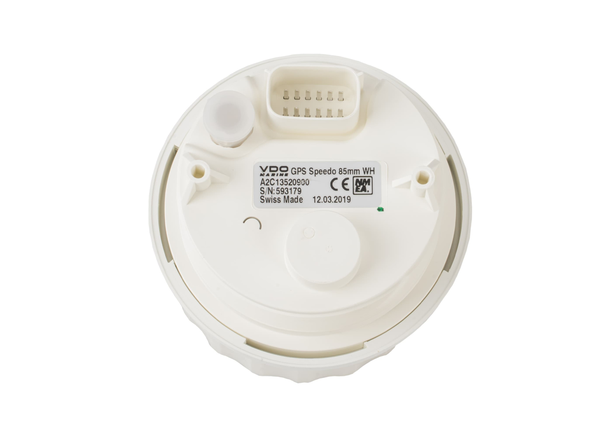 VDO Oceanlink GPS Speed Indicator / 0-70 kn / 85 mm / white