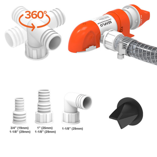 Насос осушительный низкопрофильный 800GPH 14С Series 12В