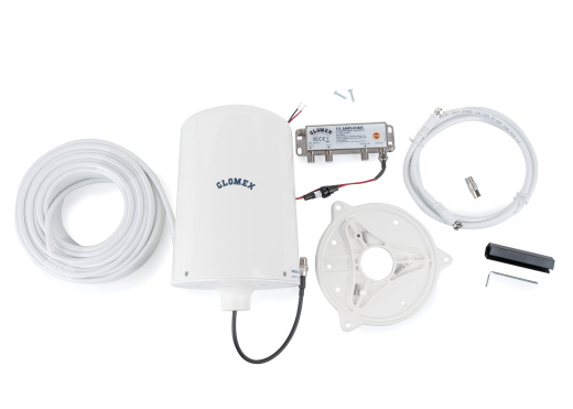 GLOMEX MIZAR AGC DVB-T2 TV Antenna / white