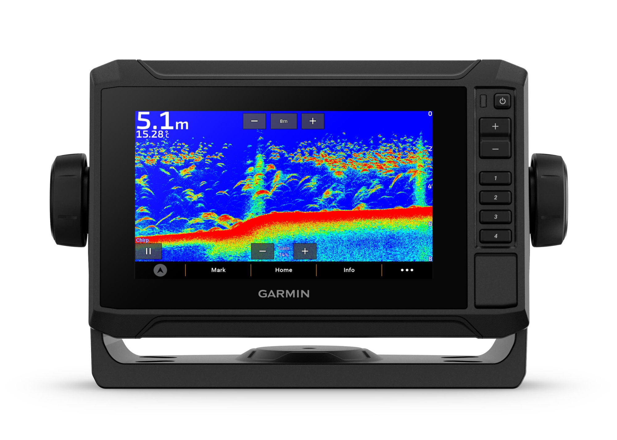 Garmin ECHOMAP UHD2 62sv с GT54UHD-TM