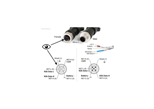 NMEA2000 NMEA2000 Plug, Male / Micro-C