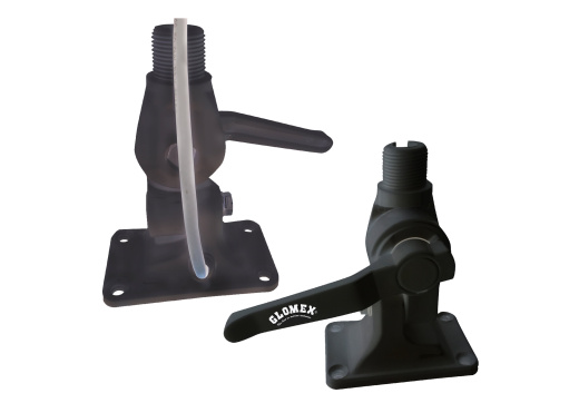 GLOMEX 4-Way Ratchet Mount with Cable Passage / nylon