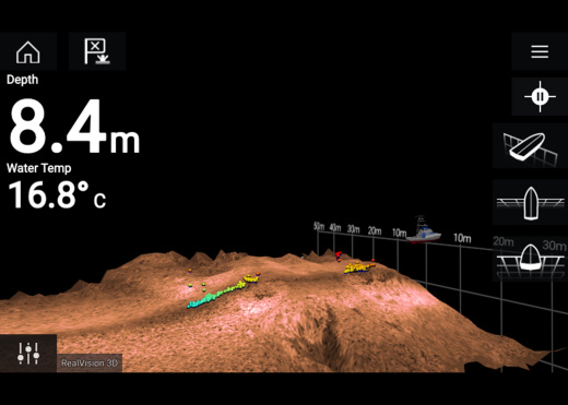 RAYMARINE 3D Chirp Sonar Unit RVX1000