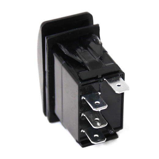 Переключатель (on)-off-(on), S.P.D.T, 4P, LED*2 NEKEKE