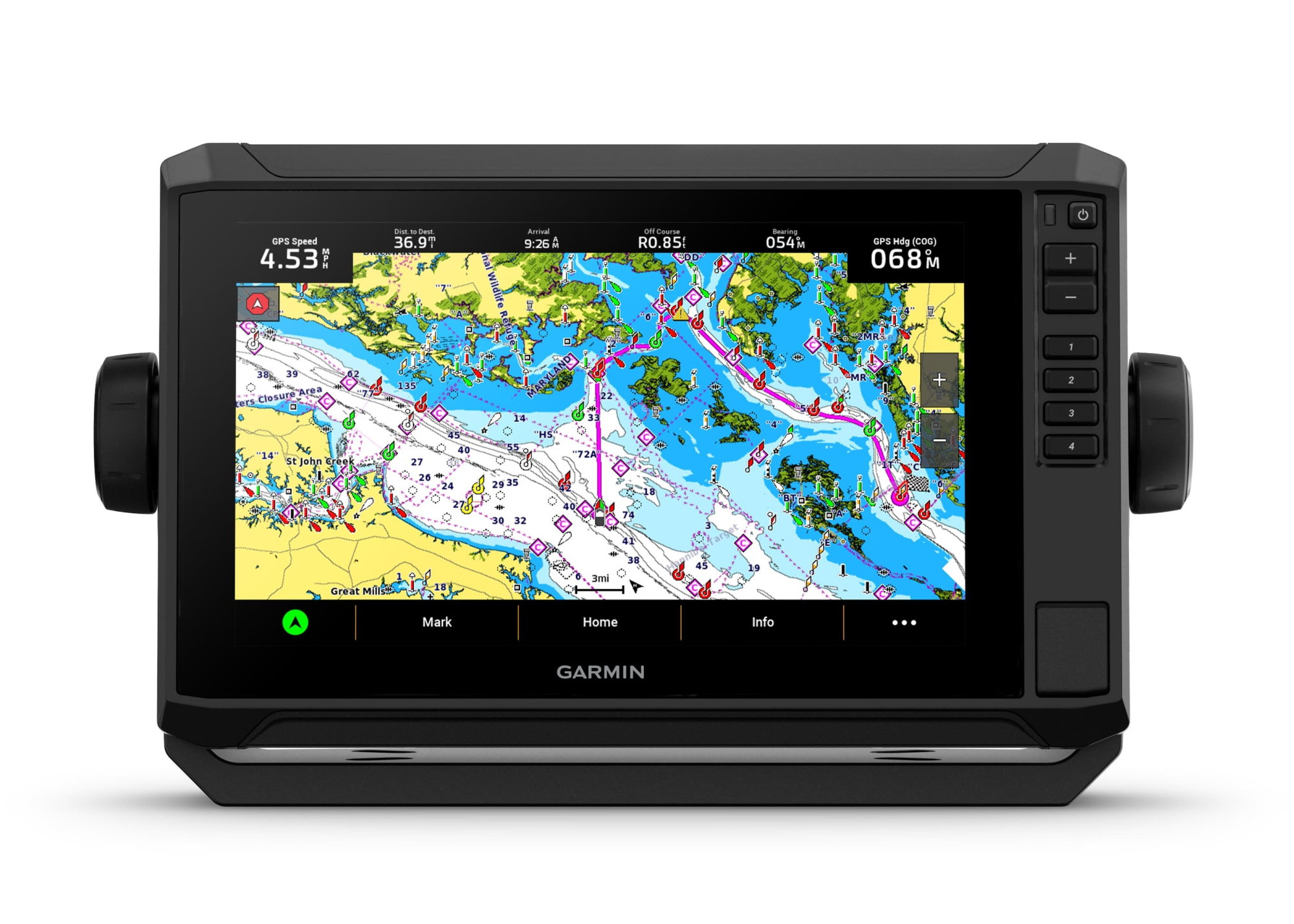 Garmin ECHOMAP UHD2 92sv с GT56UHD-TM