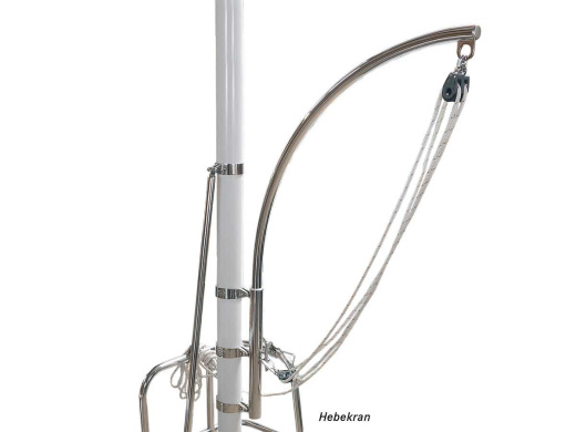 SEAVIEW RM3-LIFT Outboard Lifting Davit for Radar Pole / up to 68 kg