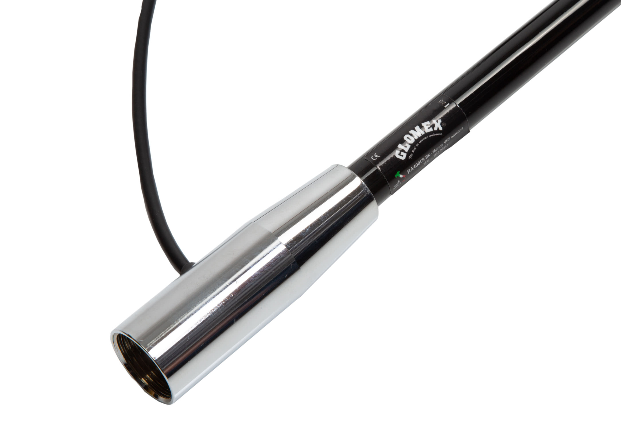 GLOMEX VHF Marine Antenna RA400CR / BK / 1.5 m