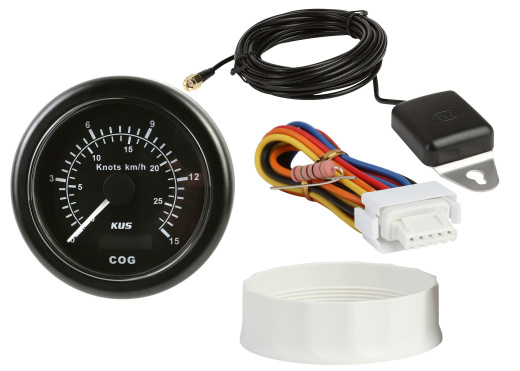 KUS Speedometer with GPS / 0-15 knots