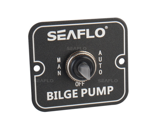 Панель управления для осушительного насоса (ручной запуск-выкл-авто) 12/24В, алюминий