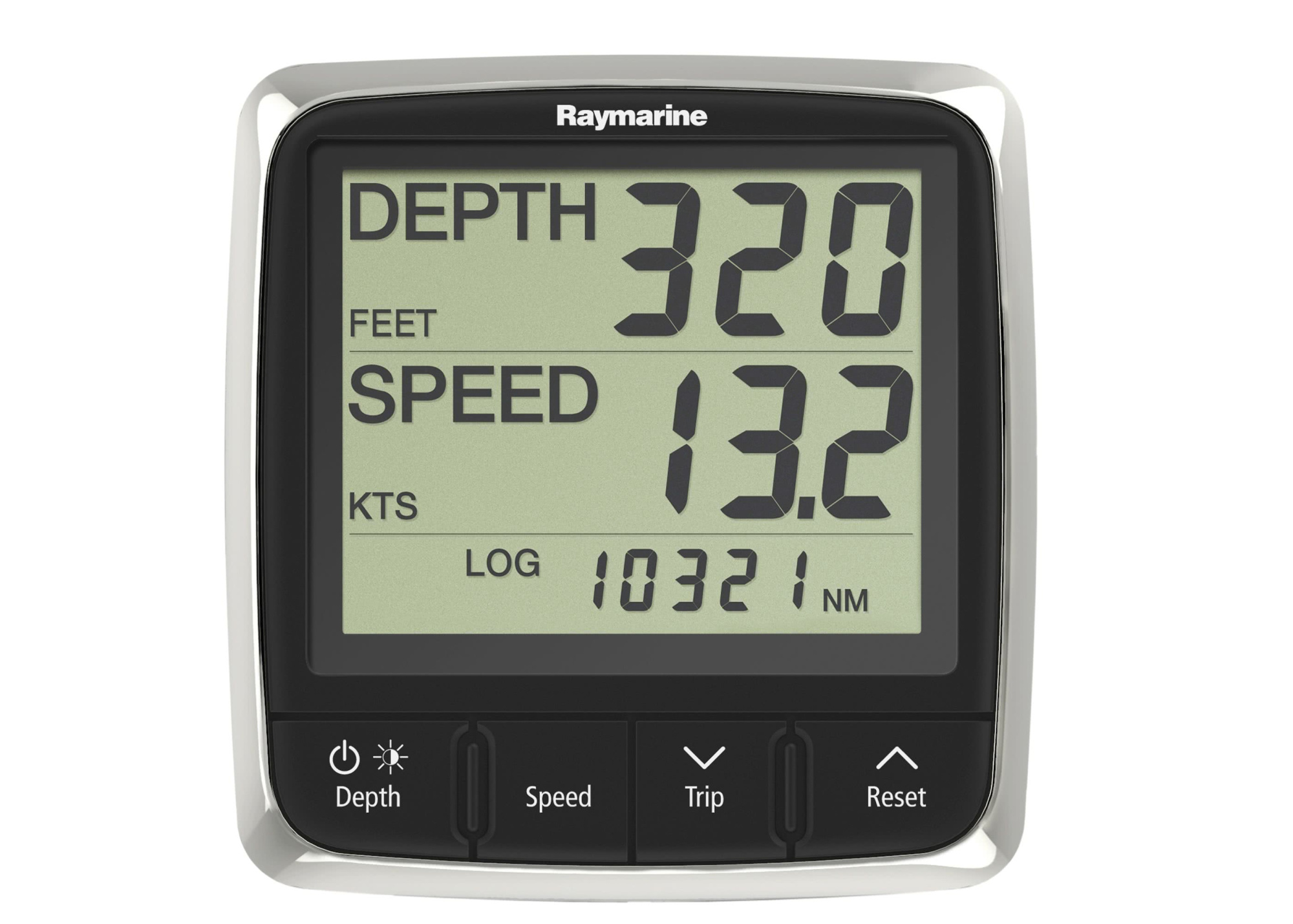 RAYMARINE i50 Tridata with Sensor Speed/Temp/Depth Through Hull Transducers