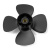 Винт гребной Solas 4113-100-07A, 4x10x7 (R)