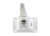 GLOMEX 4-Way Ratchet Mount with Cable Feed Through / nylon / white