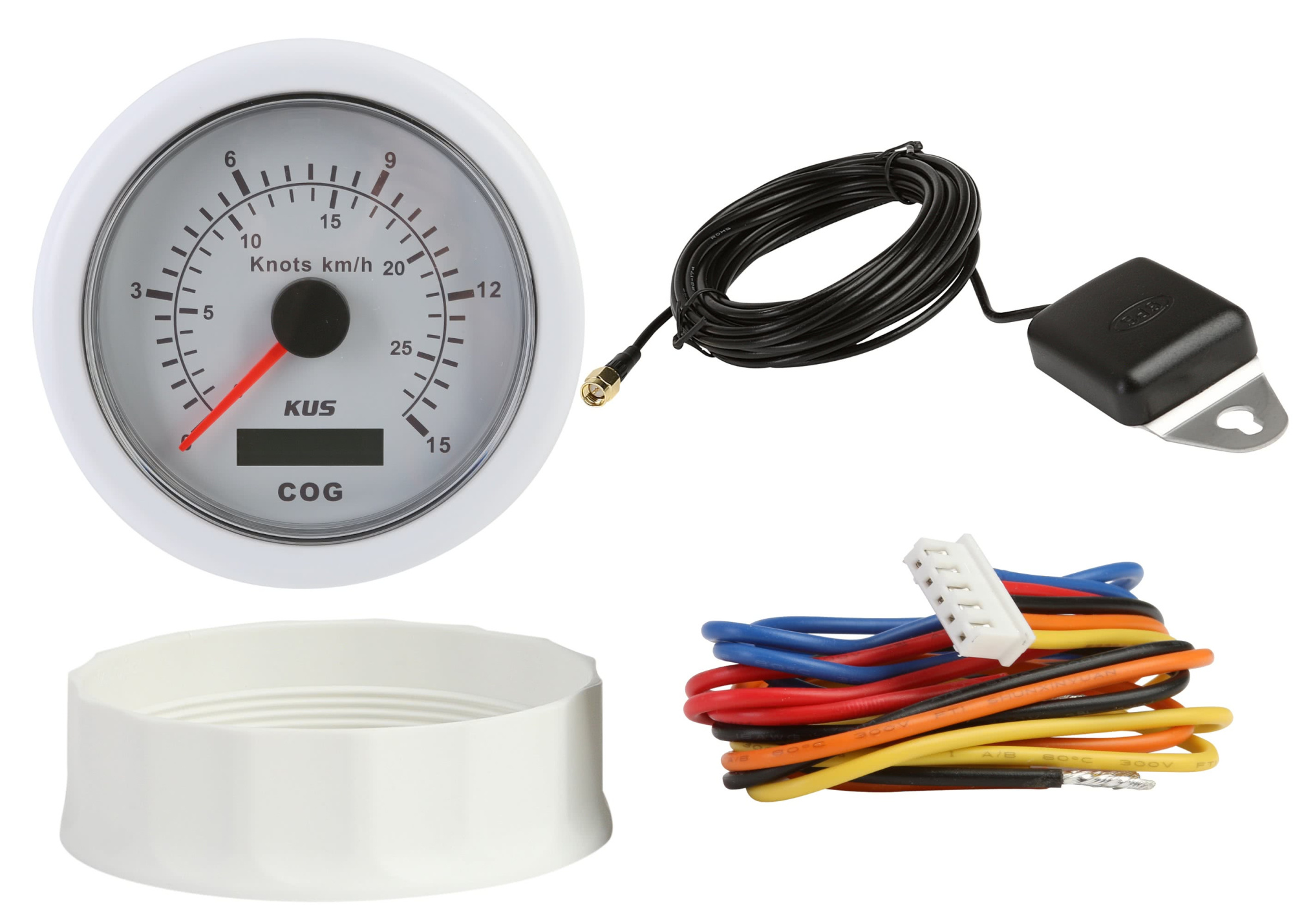 KUS Speedometer with GPS / 0-15 knots