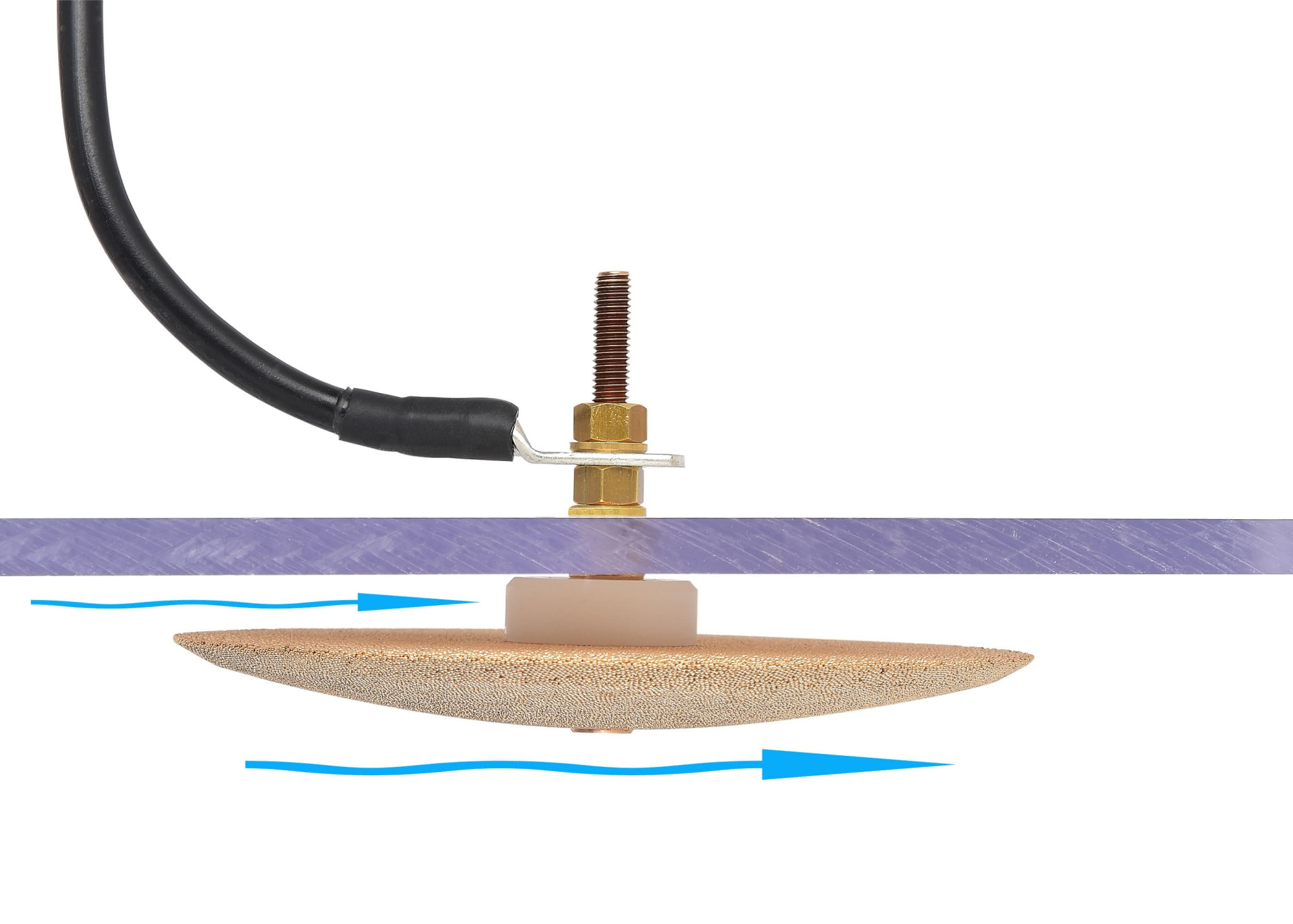 BANTEN Grounding Plate, Round / 128 mm