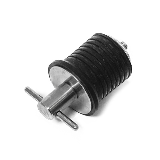 Пробка резиновая сливная SUNFINE 25 мм с вентилем фиксатора