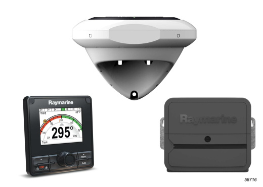 RAYMARINE Autopilot EV-200 POWER / with p70Rs Control Unit / for type 1 drives