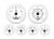 KUS Engine Instrument Set / white