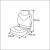 Сиденье мягкое складное Premium High Back Boat Seat, бело-красное