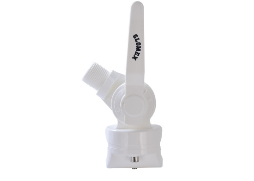 GLOMEX Antenna Rail and Deck Bracket, Plastic