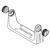 Raymarine Mounting Bracket AXIOM Pro 9 / eS9 Trunnion Mount Kit