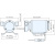 Насос водяной 400GPH, 168x120x97 мм, 12V, в комплекте