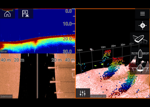 RAYMARINE 3D Chirp Sonar Unit RVX1000