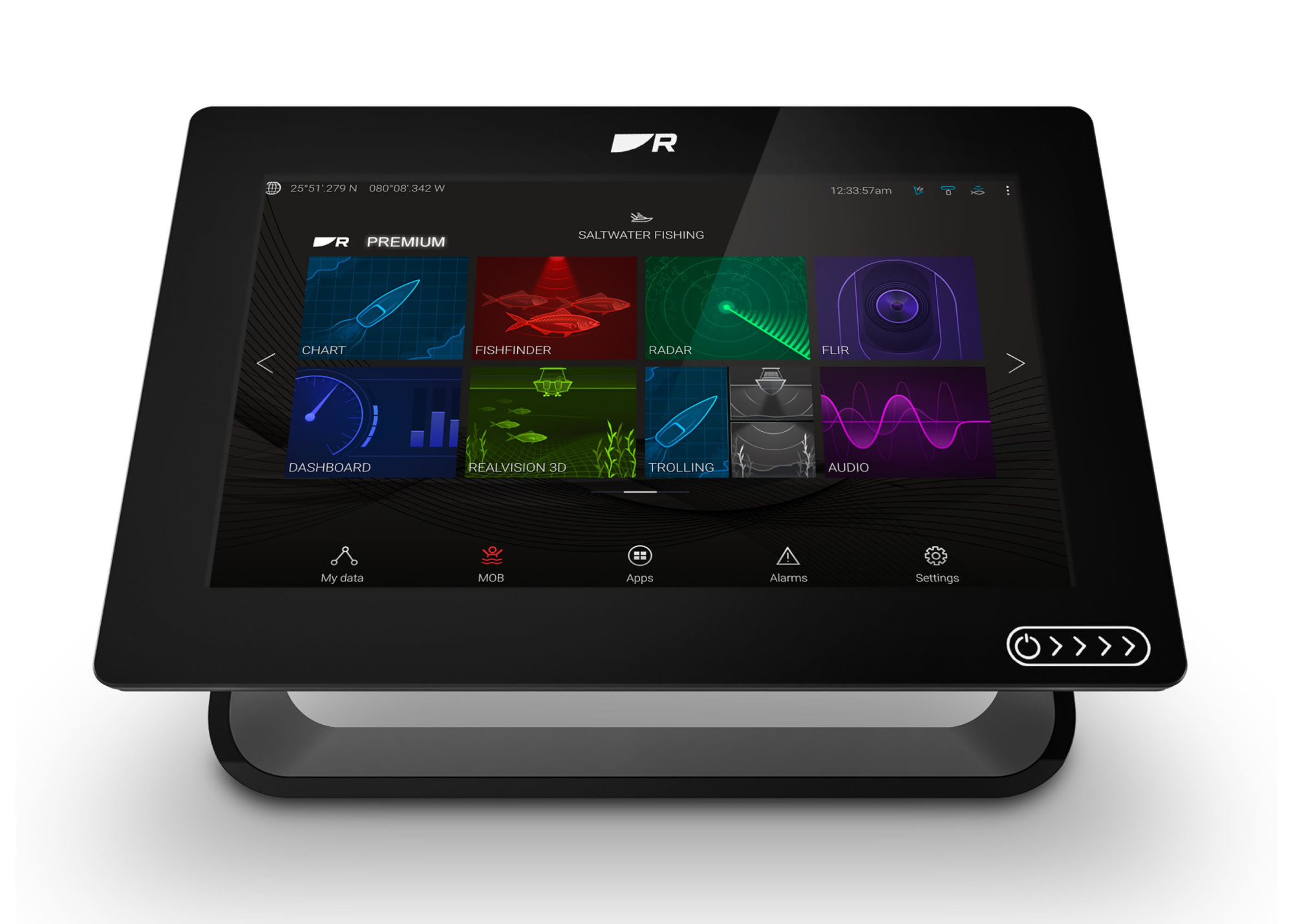 Raymarine AXIOM+ 9 с RealVision 3D Sonar с датчиком RV-100