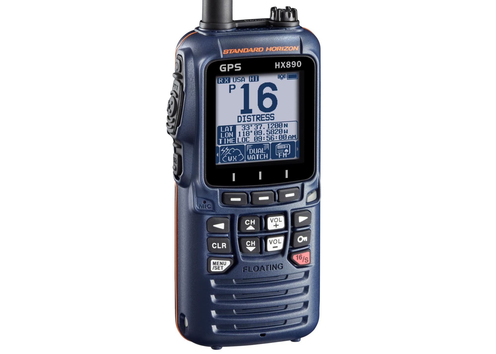 STANDARD HORIZON DSC-Handheld Radio HX890E / navy blue