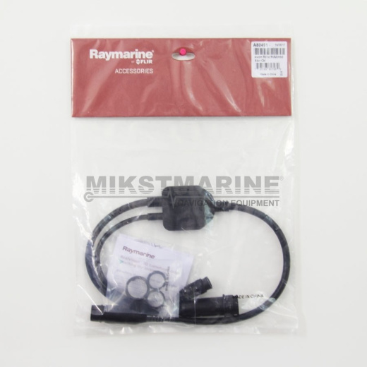 Raymarine Y-Cable (25 pin to 25 & 7 pin) to attach a RealVision 3D (RV-xxx)Transducer & an Airmar (direct connect to ax7/eSx7 MFD) transducertoAXIOM RV