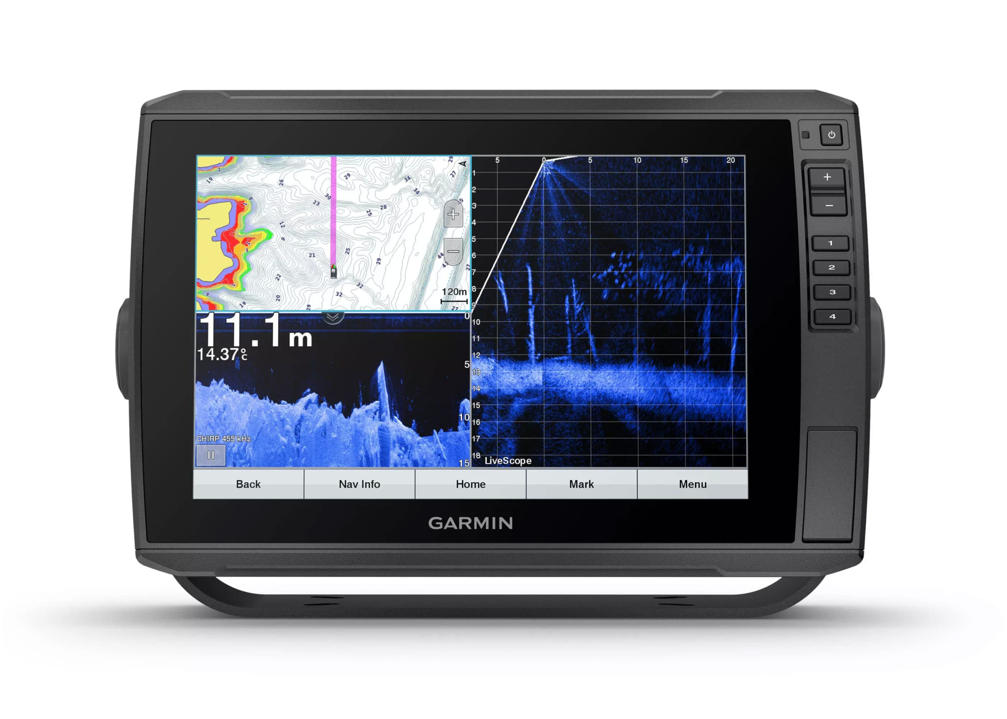 Garmin ECHOMAP 102sv с LiveScope Set и GT56UHD-TM