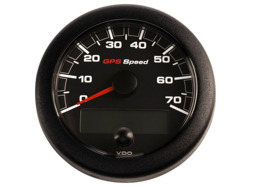 VDO Oceanlink GPS Speed Indicator / 0-70 kn / 85 mm / black