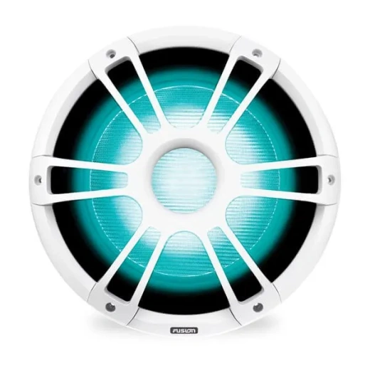 Fusion® Signature Series 3 Marine Subwoofers – морской сабвуфер «спортивный белый» 12" 1400 Вт с CRGBW