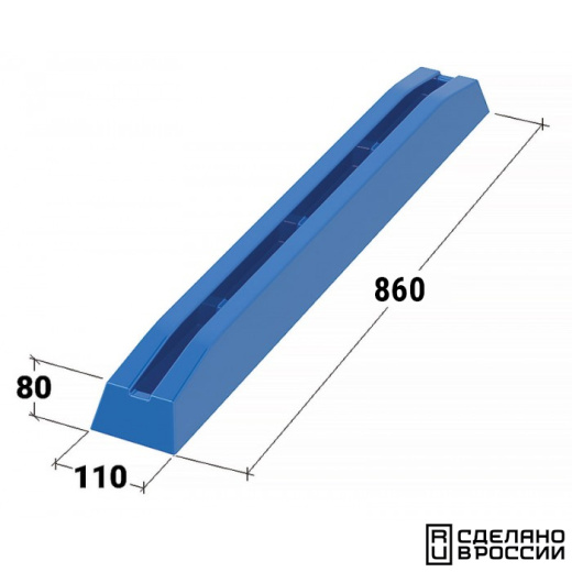 Кранец причальный 860 мм синий