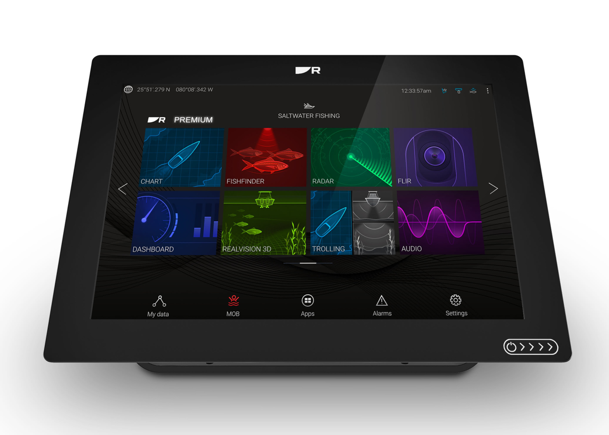 Raymarine AXIOM+ 12 с RealVision 3D Sonar