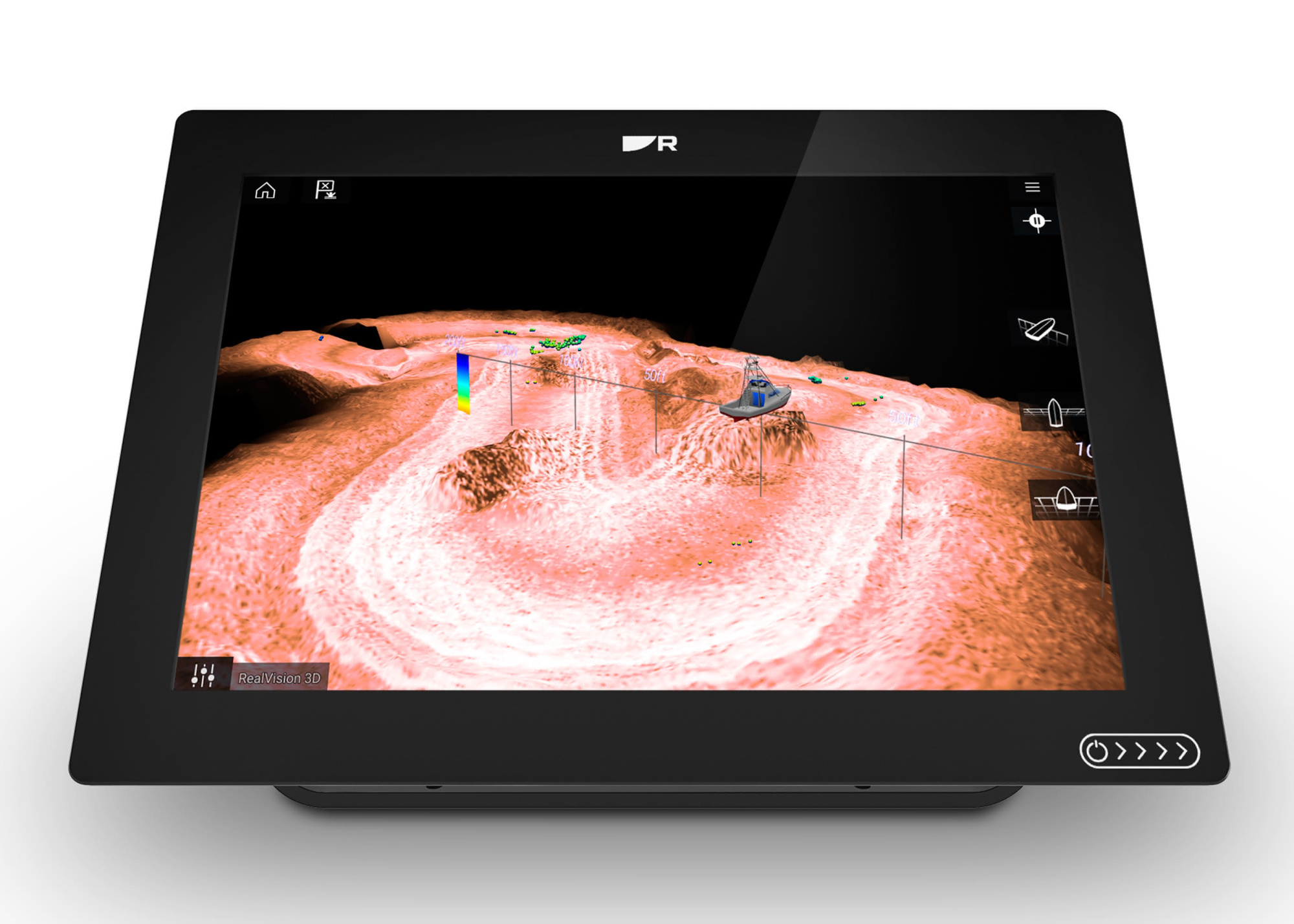 Raymarine AXIOM+ 12 с RealVision 3D Sonar с датчиком RV-100