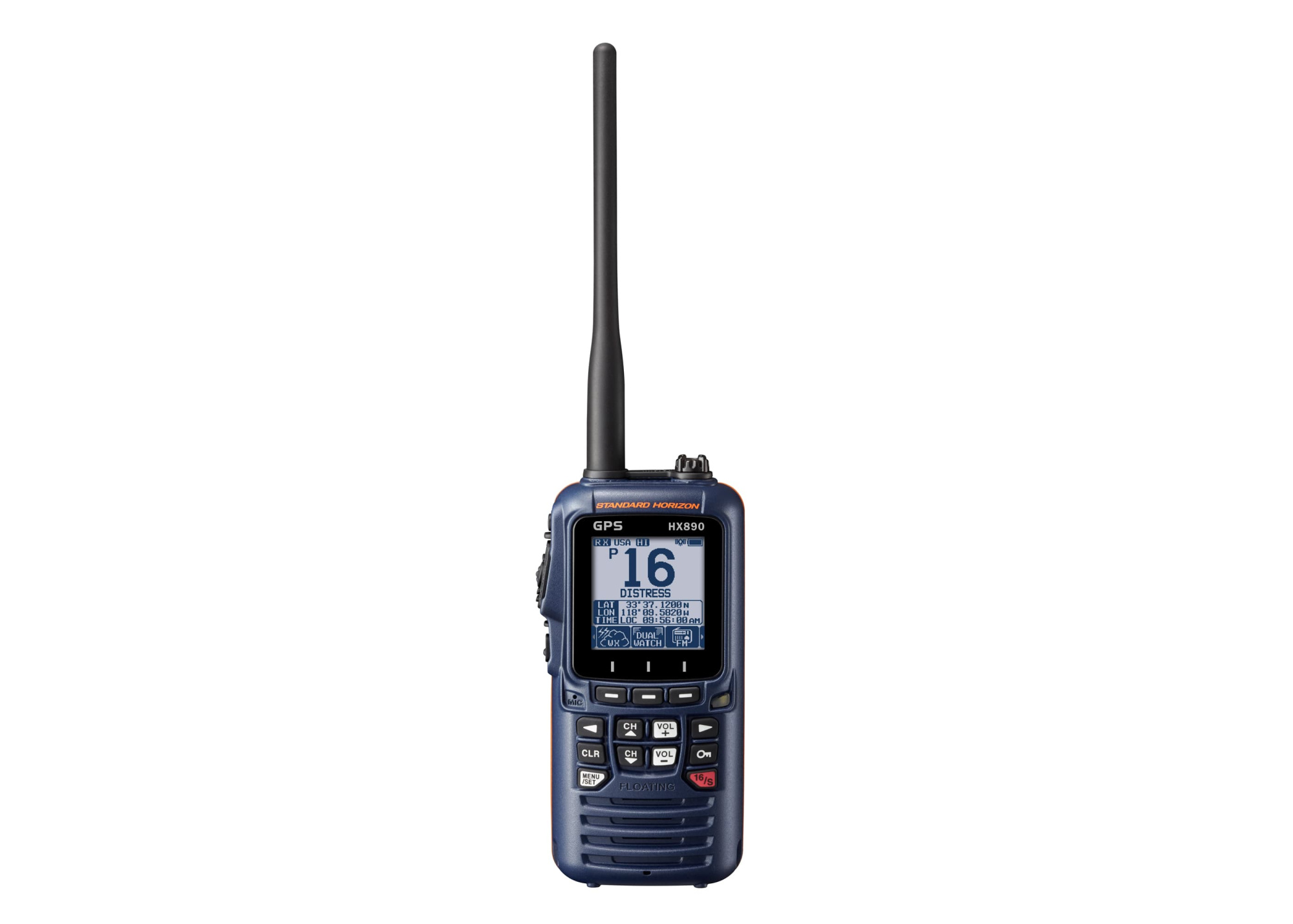 STANDARD HORIZON DSC-Handheld Radio HX890E / navy blue