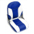 Сиденье мягкое складное Cruistyle III High Back Boat Seat, бело-синее