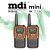 Комплект радиостанций MDI Mini Orange (чёрный/оранжевый)