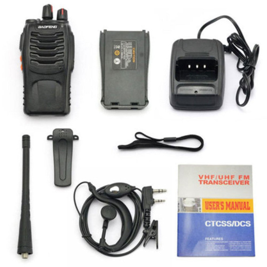 Рация Baofeng BF-888S 5W, Li-ion 1500 мАч, UHF, 16 каналов