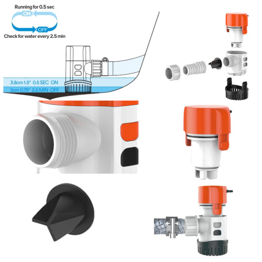 Насос осушительный автоматический 1100GPH 13B Series 12В (датчик времени)