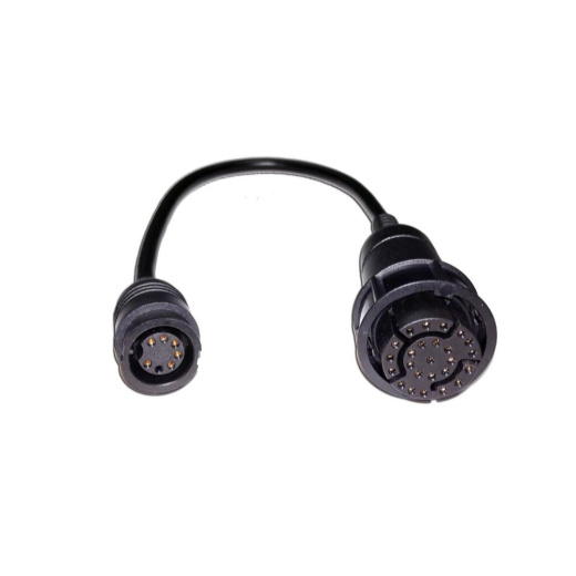 Raymarine Adaptor Cable (25 pin to 7 pin) to attach an existing 7 pin Airmar (direct connect to ax7/eSx7 MFD) transducer to AXIOM RV