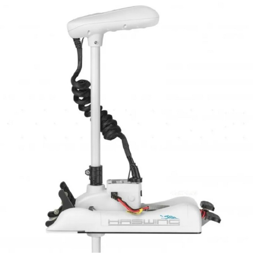 Haswing CaymanB / 55Lbs / 12V / 152 Electric Trolling Motor (GPS White)