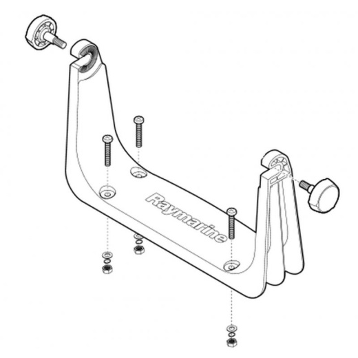 Raymarine a9 Trunnion Kit