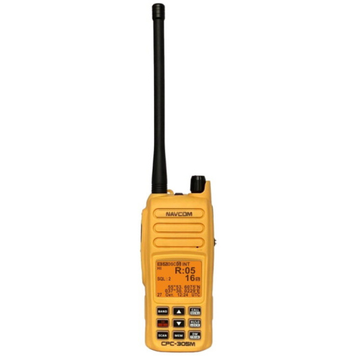 Речная/Морская УКВ радиостанция NavCom СРС-305М нетонущая (РРР/РКО, РМРС)