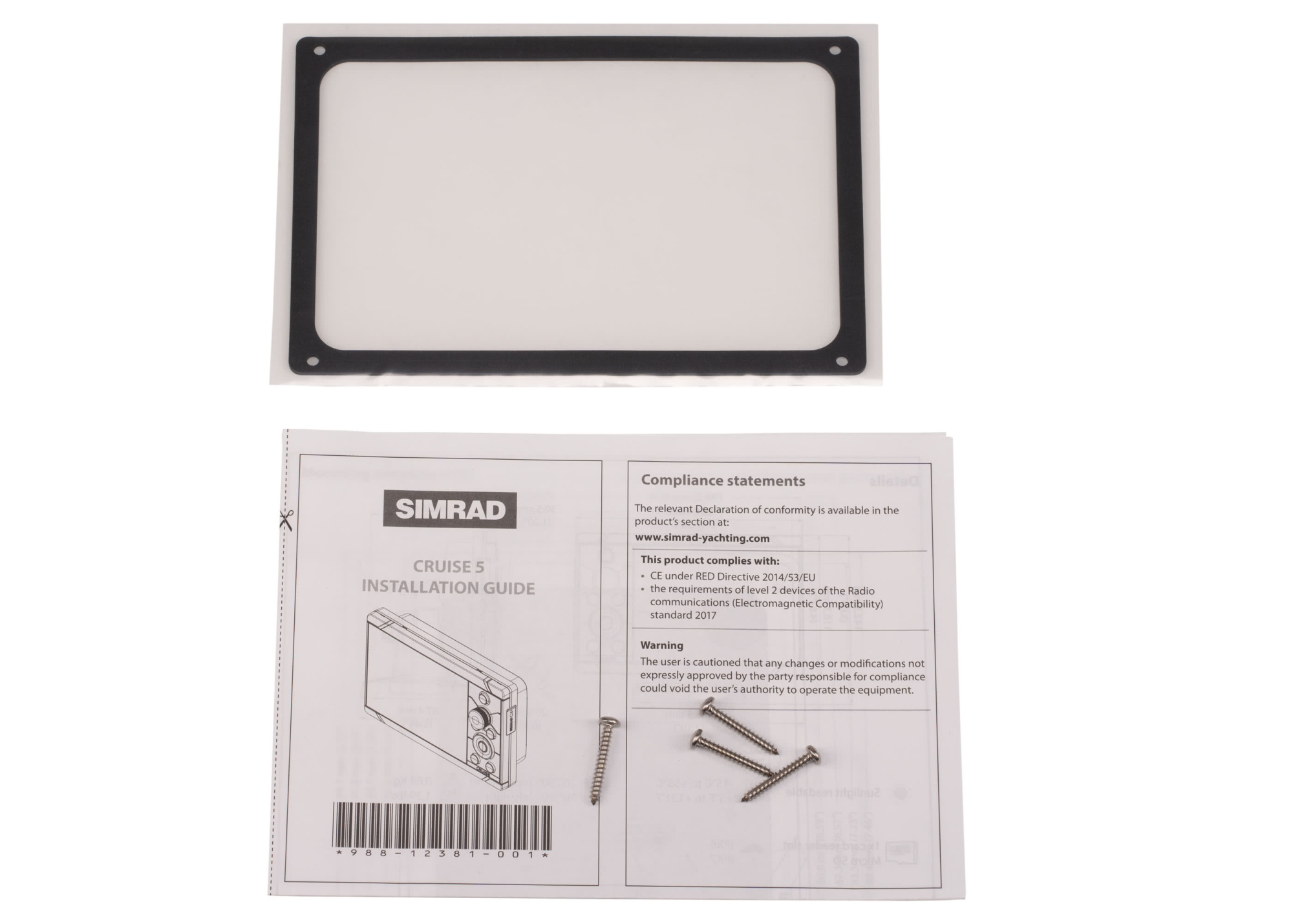 SIMRAD Installation Kit for Cruise 5