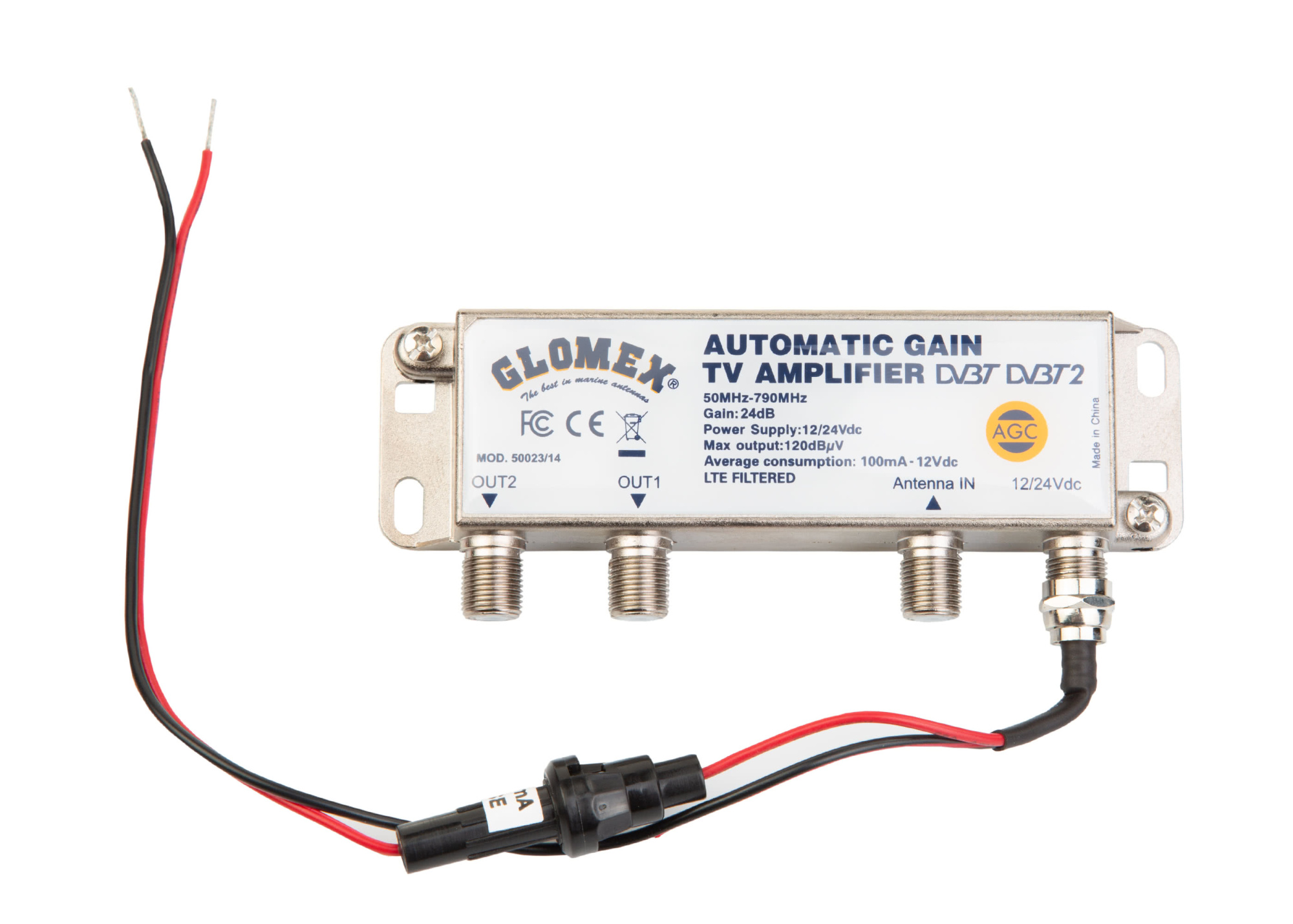 GLOMEX Digital Radio Antenna NASHIRA / DVB-T2 and DAB